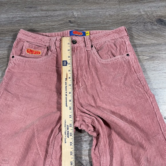 Empyre Men's Pants Corduroy Casual Skate Loose 28 Pink - Picture 5 of 9